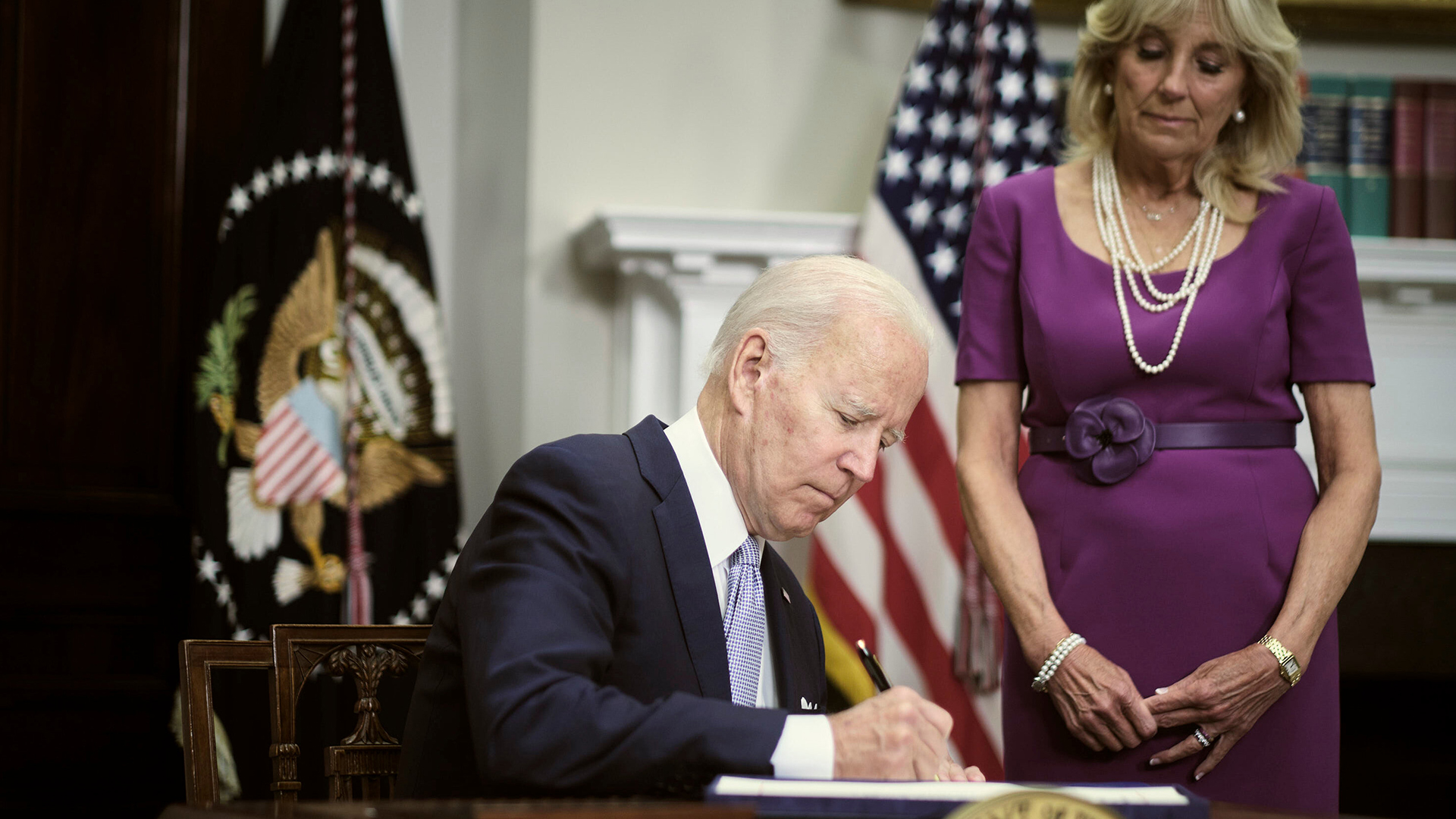 Il Presidente degli USA, Jove Biden, in una foto di T.J. Kirkpatrick per The New York Times. Il Presidente degli USA, Jove Biden, in una foto di T.J. Kirkpatrick per The New York Times.