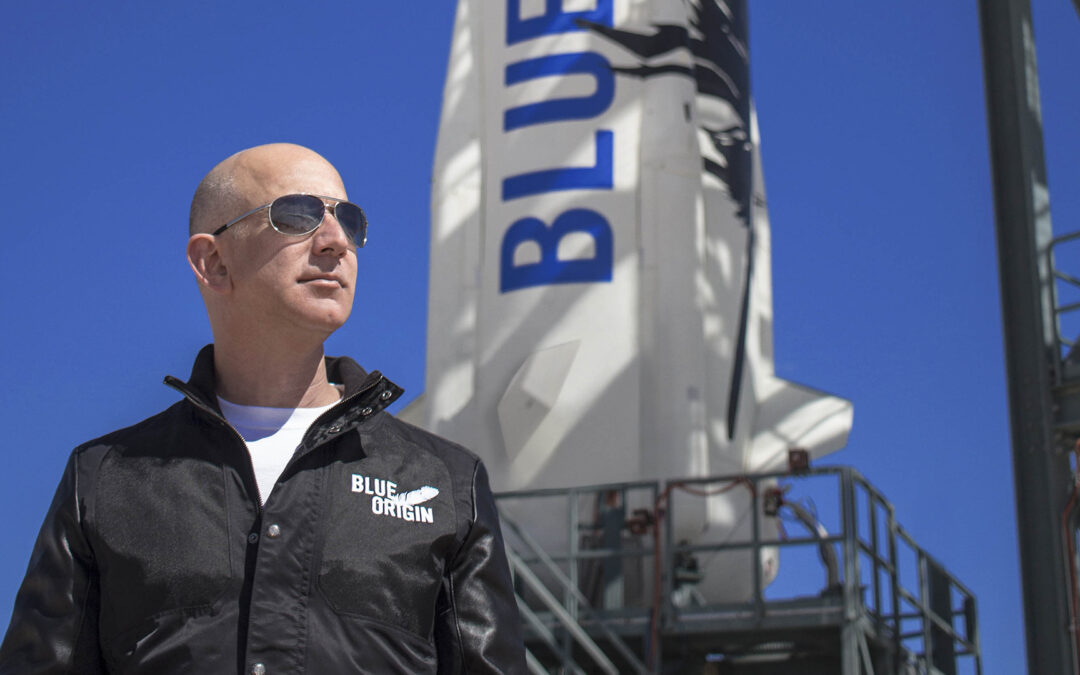 La corsa allo spazio di Bezos in affanno: Blue Origin sospende i voli, Kuiper arranca